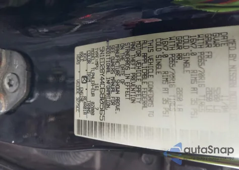 2004 Nissan Xterra Xe из США, поврежденный, VIN 5N1ED28Y44C680565